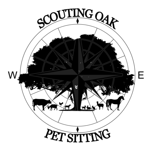 business logo for Scouting Oak Pet Sitting
